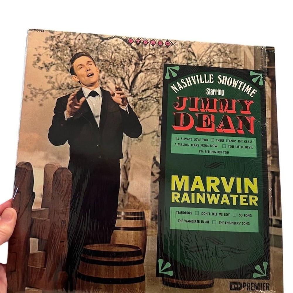 Nashville Showtime LP Jimmy Dean Marvin Rainwater Country Vinyl Record‎ tested